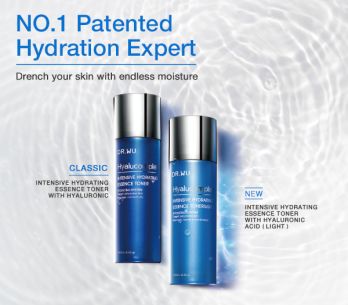 NO.1 Hydration Expert Presents New Intensive Hydrating Essence Toner with Hyaluronic Acid (Light)